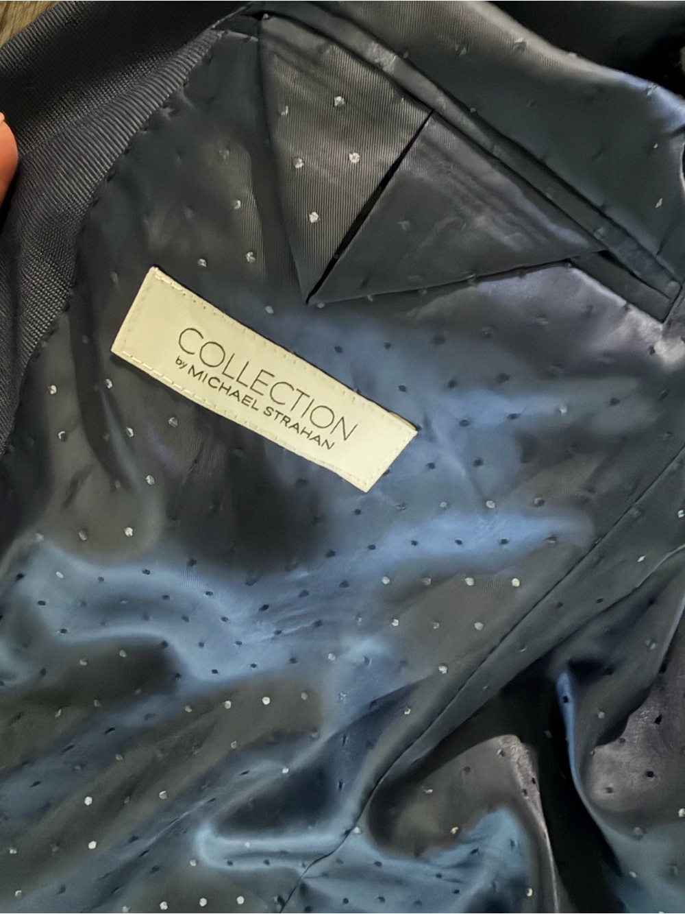 Collection by Michael Strahan Boys Navy Blue Suit Set Blazer & Dress Pants 14R - Picture 6 of 6